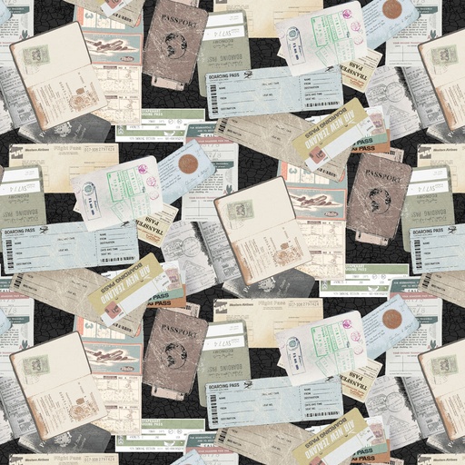 [Y4299-7 Dark Gray] Explore Digital Collage Dark Grey