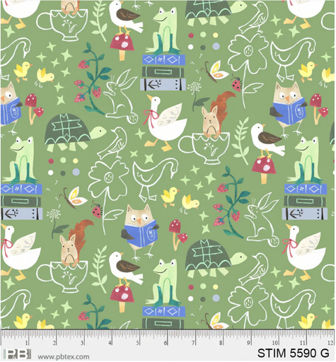 [STIM 5590 G] Story Time Animals Green