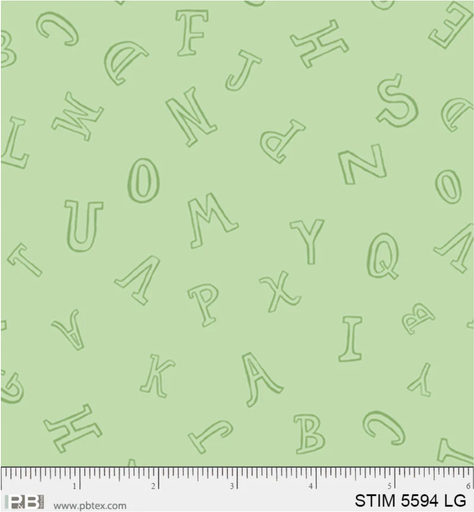 [STIM 5594 LG] Story Time Alphabet Green