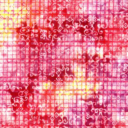 [BT23093-205] Batiks Sassy and Tweet Tulip Time