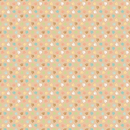 [C15654-TAN] Pretty Kitty Paws Tan