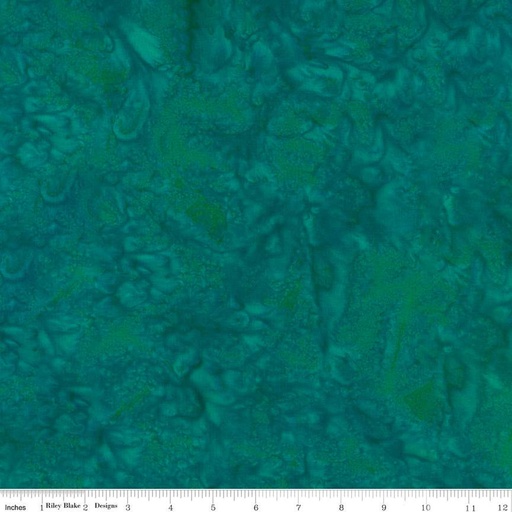 [BT21000-277] Expressions Batiks Hand-Dyes Tempo Teal