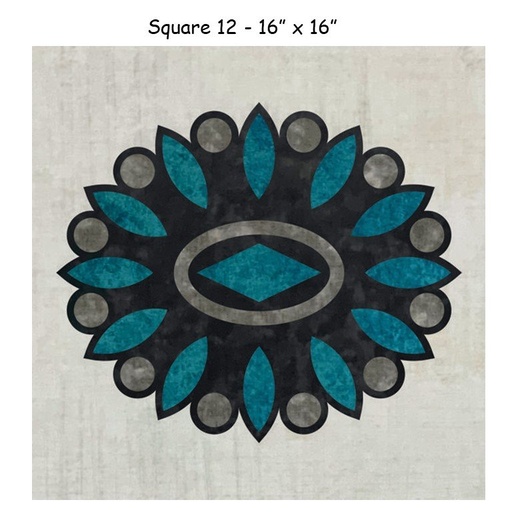 [JMW-DJ-SQ12] Desert Jewels Laser Cut Kits Square 12