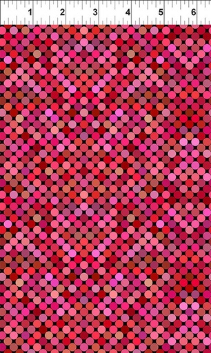 [6COL-1] Colorful-Dots-Red