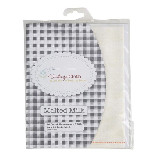 [VC14-MALTEDMILK] Vintage Cloth-Malted Milk 14ct Aida -18"x21"